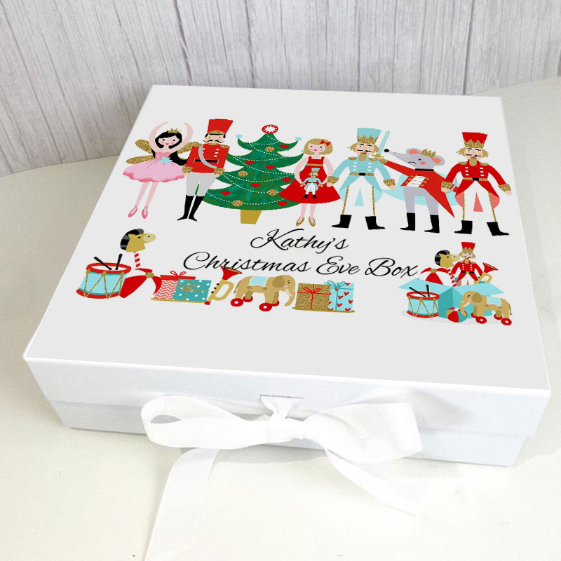 Christmas Eve Box Nutcracker Sugar Plum Fairy Gift Box for Kids