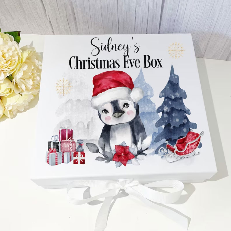 Christmas Eve Box White Christmas Eve Box for Kids