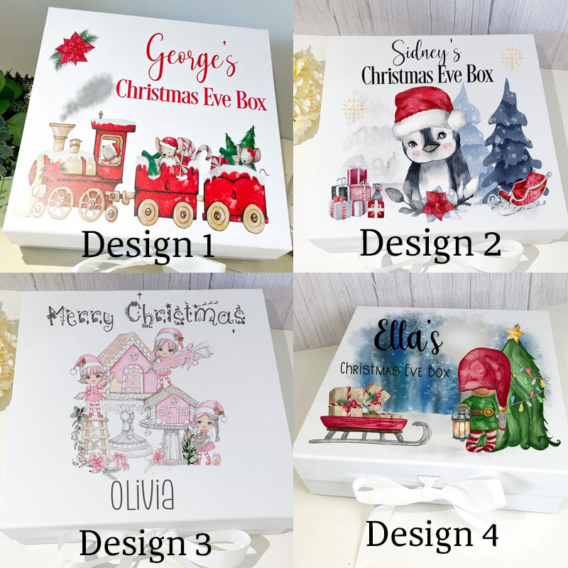 Christmas Eve Box White Christmas Eve Box for Kids