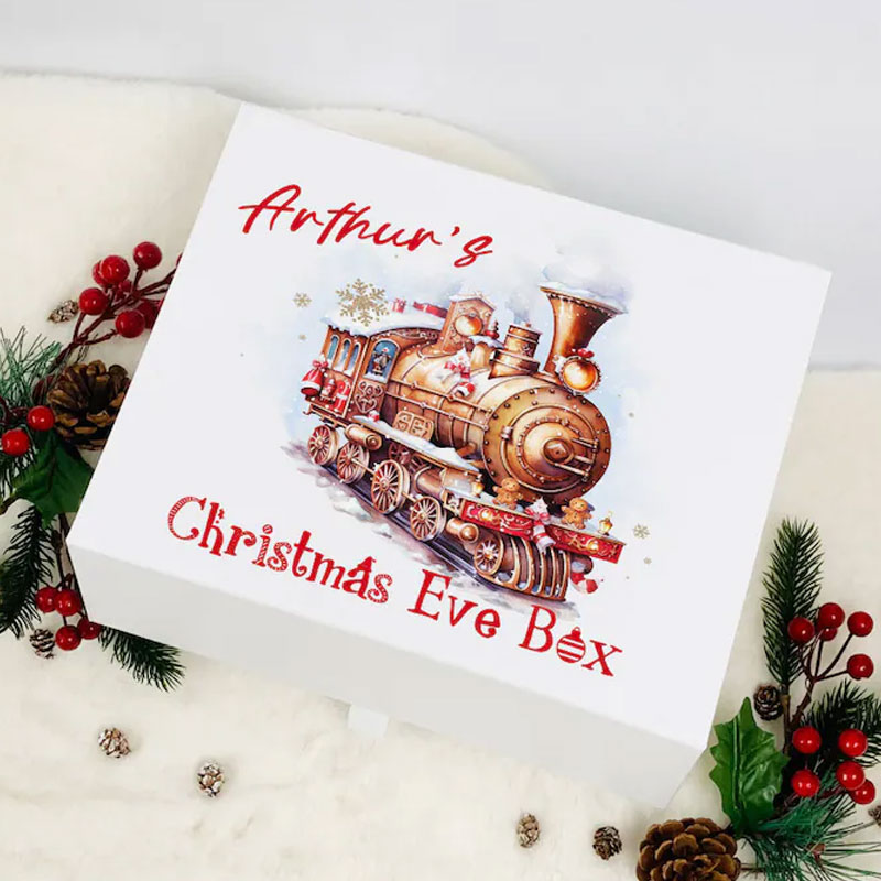 Christmas eve box Train Design Unique Christmas eve Gift