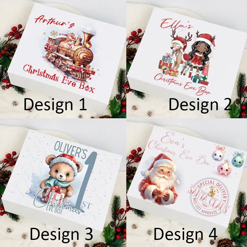 Christmas eve box Train Design Unique Christmas eve Gift