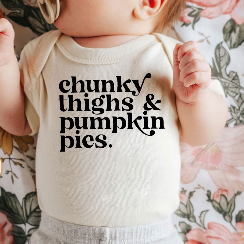 Chunky Thighs and Pumpkin Pies Bodysuit