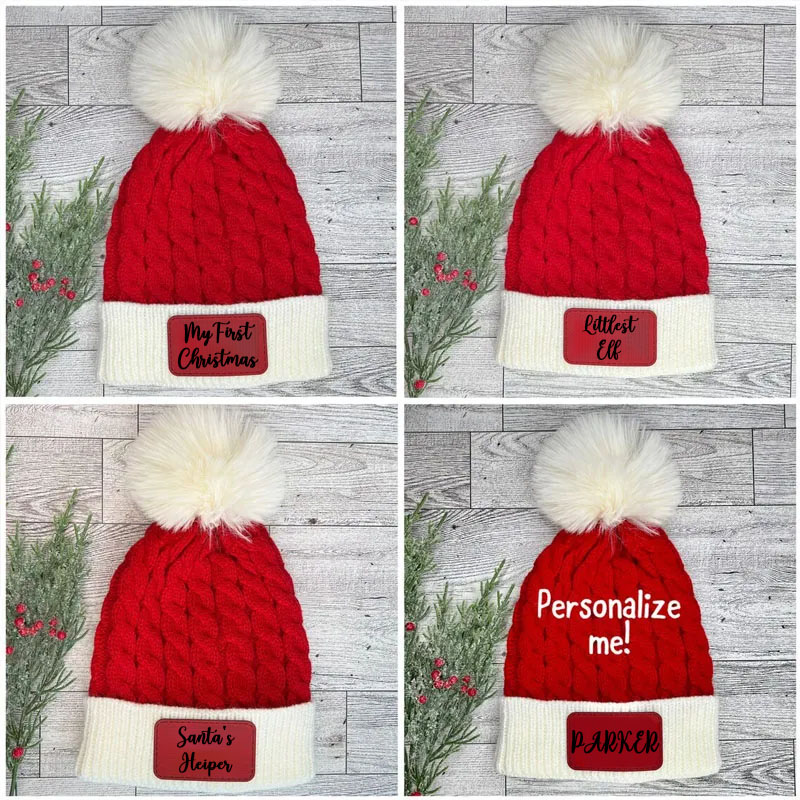 Custom Baby's First Christmas Santa Hat