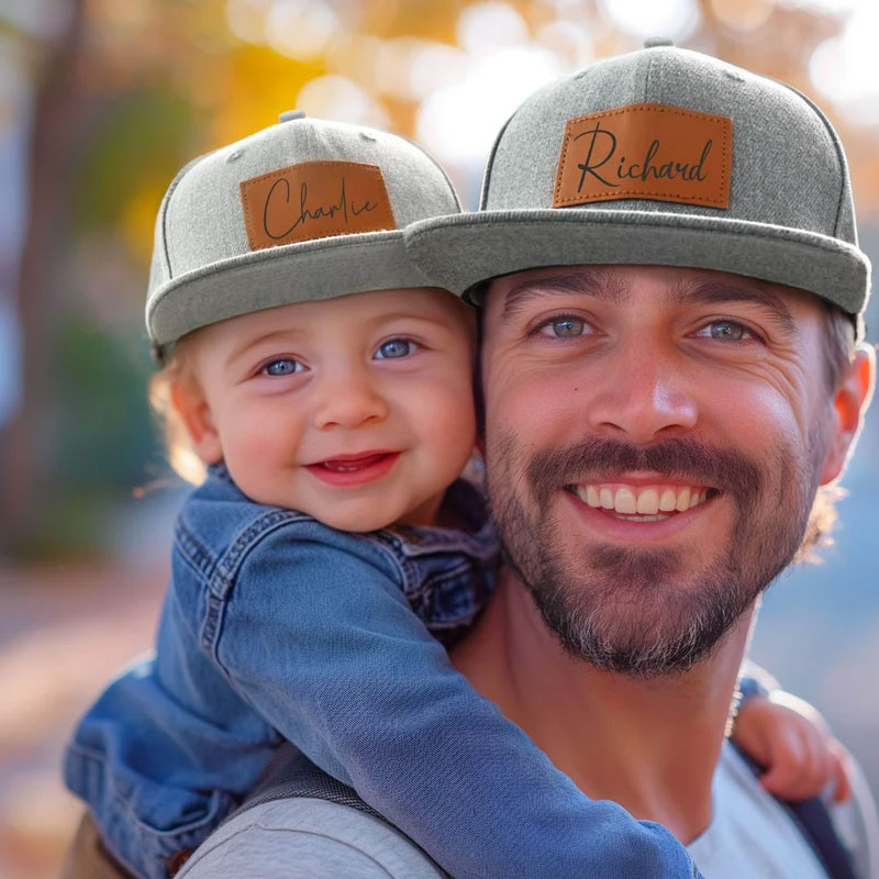 Custom Dad Hat Cursive Father And Son Hats