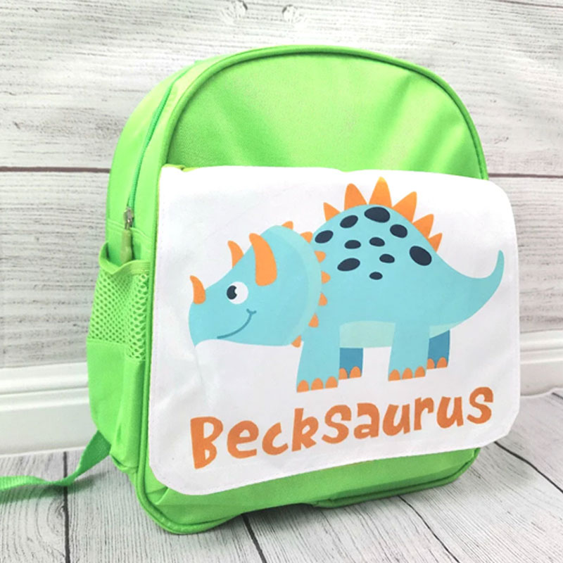 Custom Dinosaur Book Bag For Boys