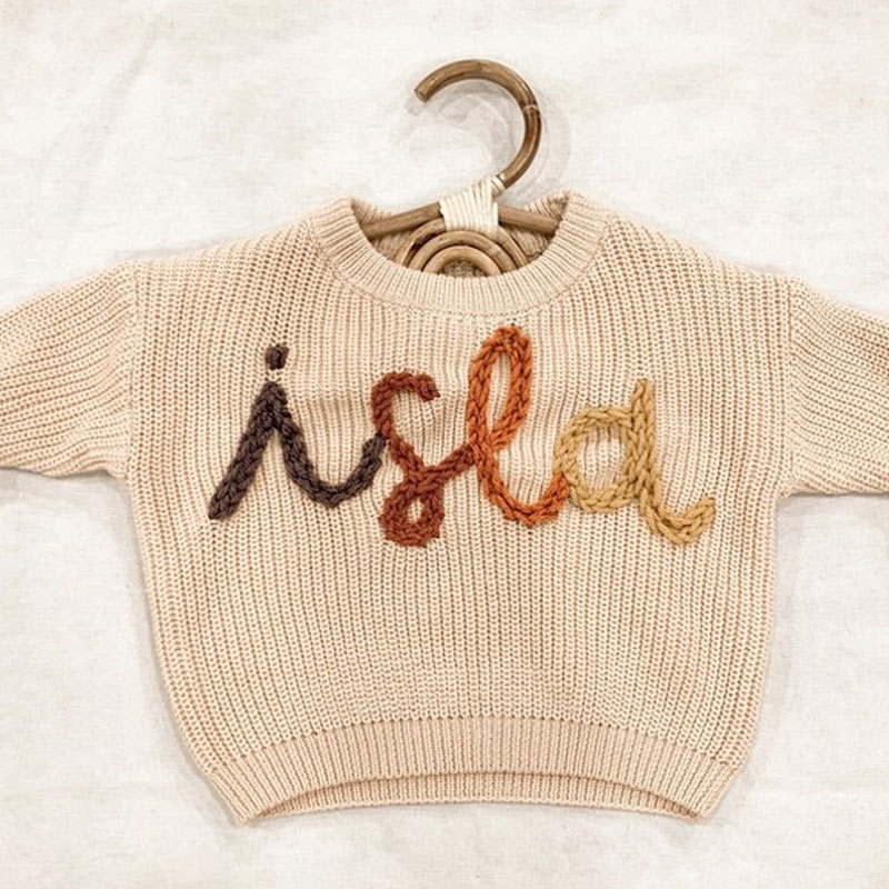 Custom Embroidered Baby Toddler Sweater
