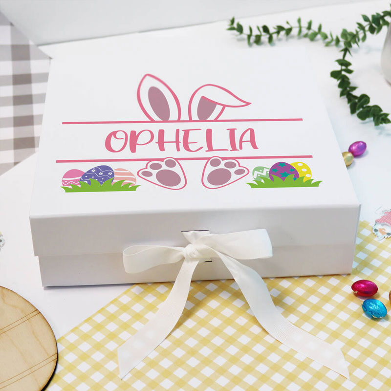 Custom Printed Bunny Easter Gift Box