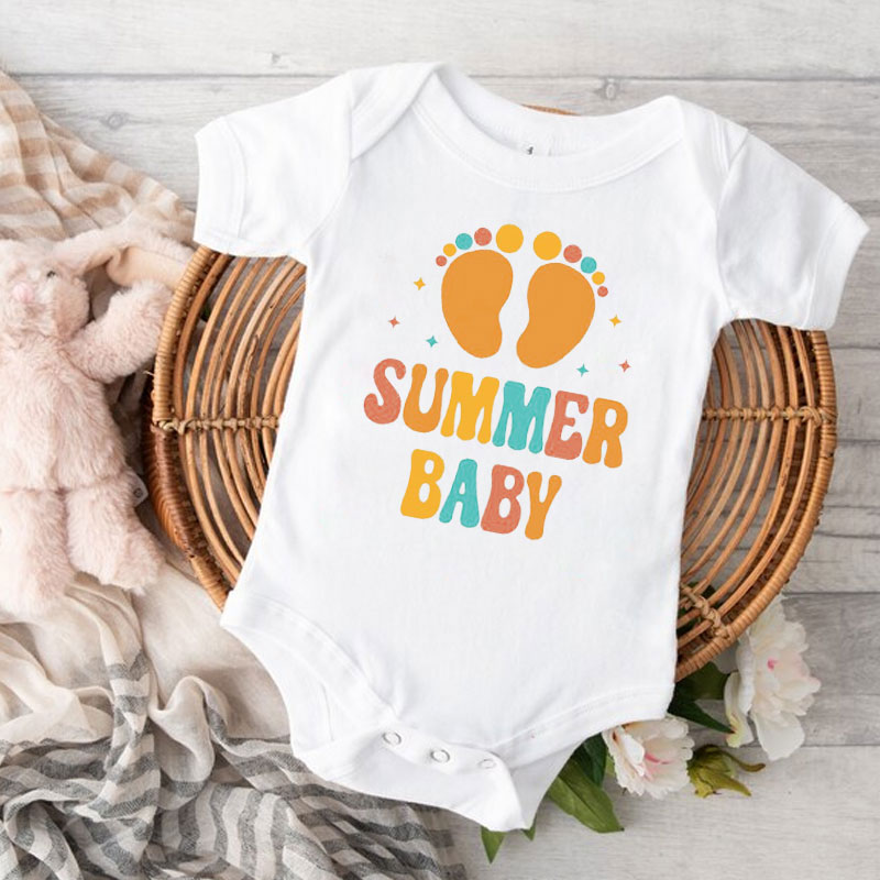 Cute Summer Baby Bodysuit