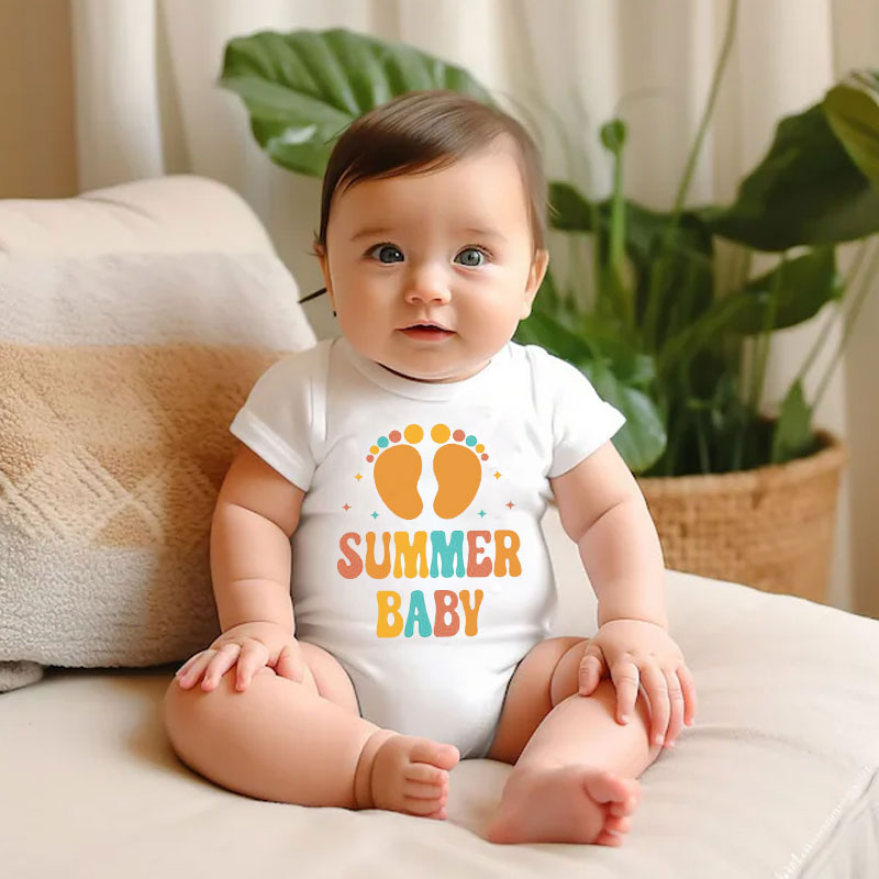 Cute Summer Baby Bodysuit