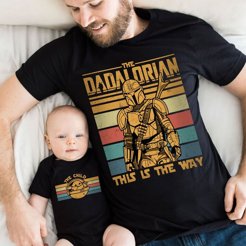 [Baby Bodysuit]Dad And Son Shirt First Fathers Day Gift