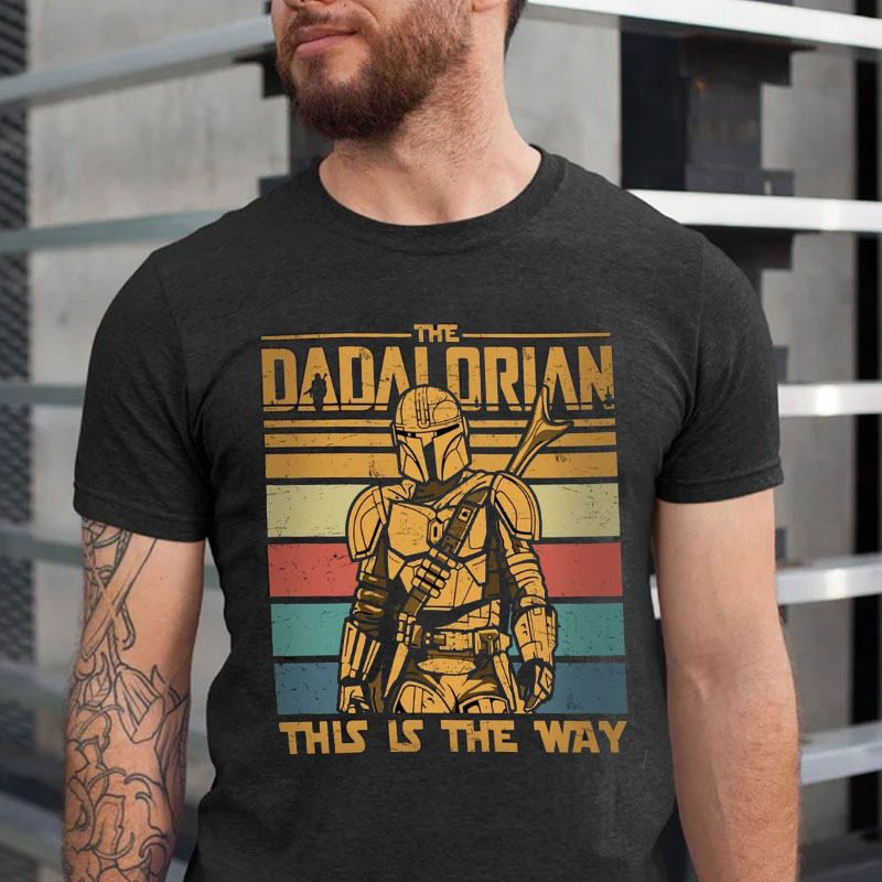 [Adult Tee]Dad And Son Shirt First Fathers Day Gift