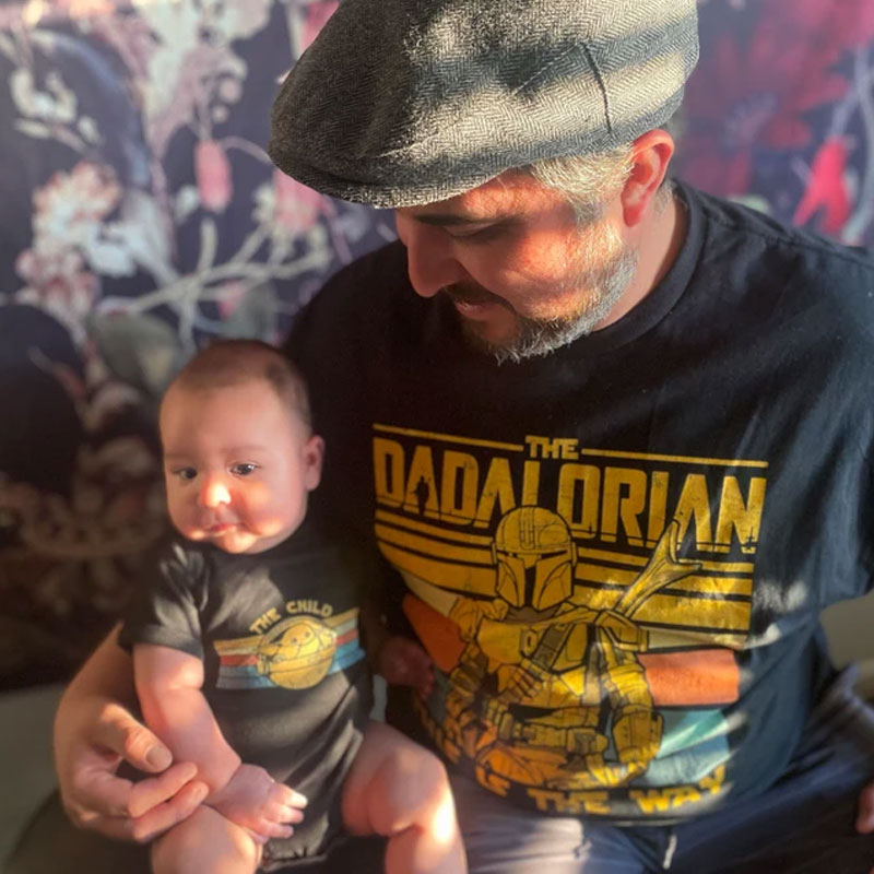 [Baby Bodysuit]Dad And Son Shirt First Fathers Day Gift