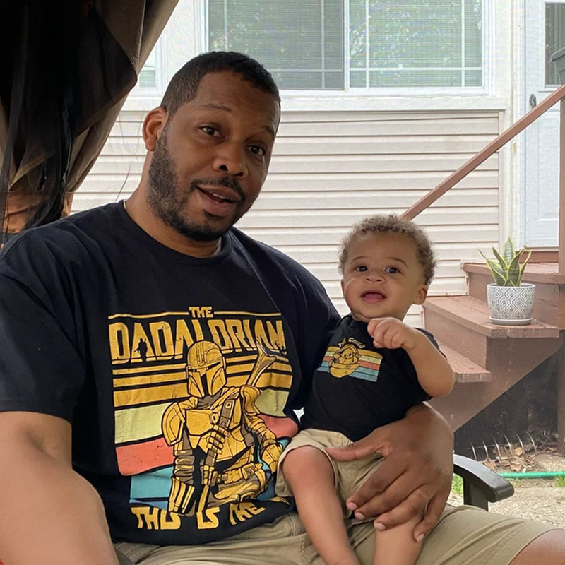 [Baby Bodysuit]Dad And Son Shirt First Fathers Day Gift