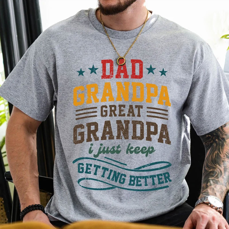 Dad Grandpa Great-Grandpa Retro TShirt