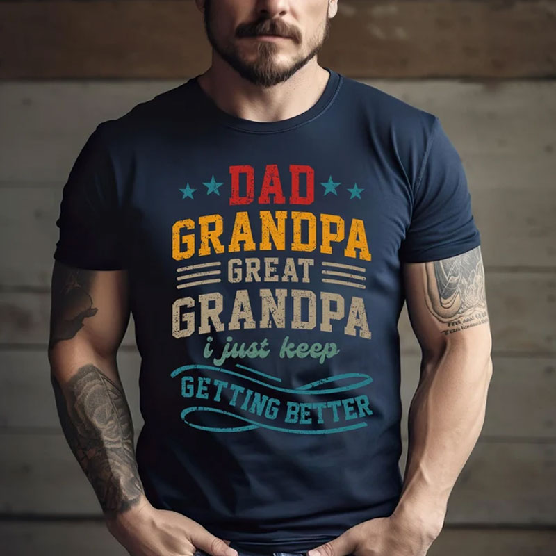 Dad Grandpa Great-Grandpa Retro TShirt