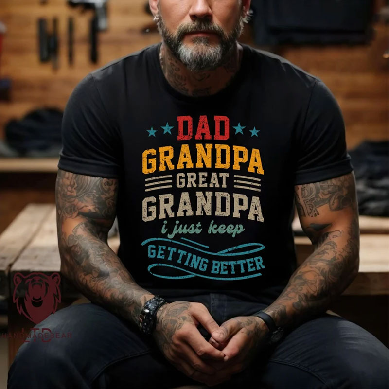 Dad Grandpa Great-Grandpa Retro TShirt