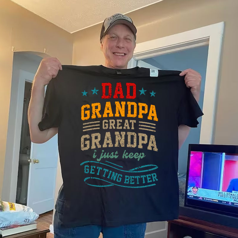Dad Grandpa Great-Grandpa Retro TShirt