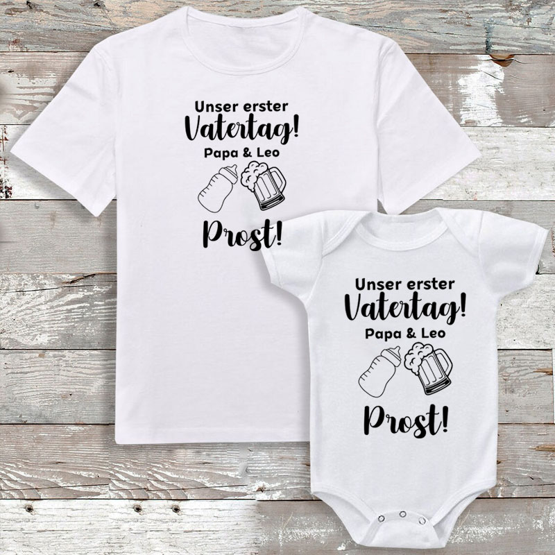 [Adult Tee]Dads And Little Heroes First Father's Day Shirt