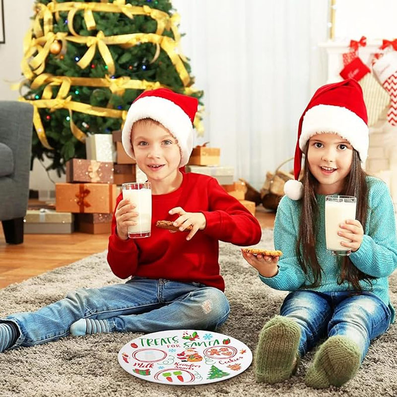 Dear Santa Cookie Dessert Plate