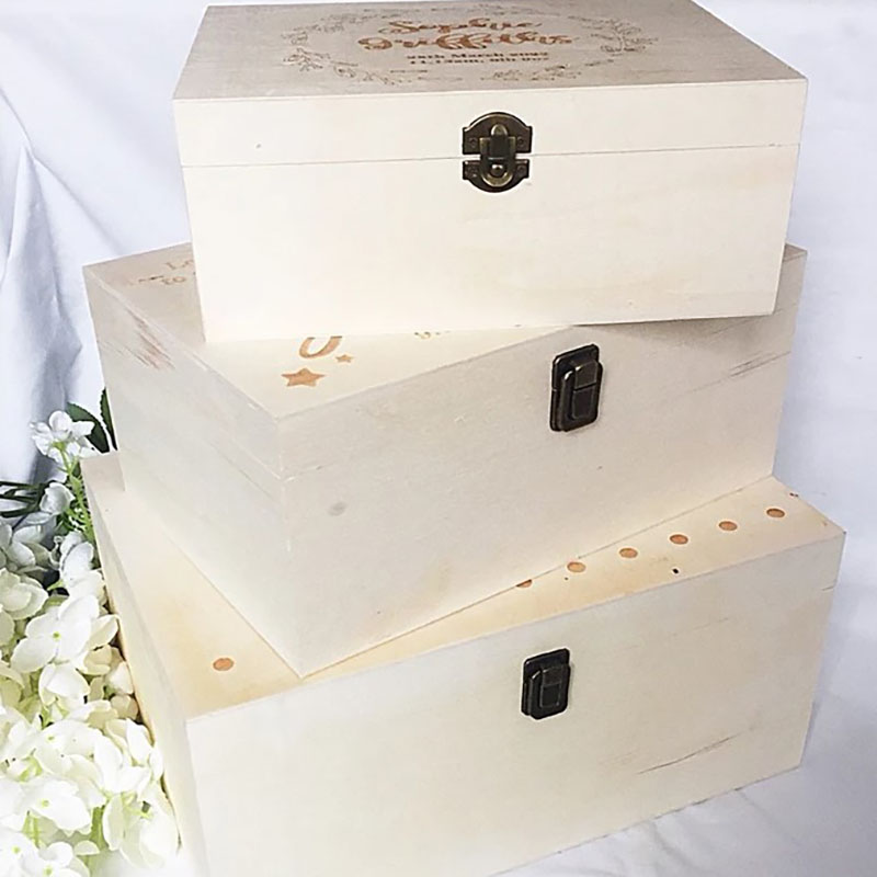 Personalised Santa Sleigh Box Christmas Eve Box, Tree Keepsake Box