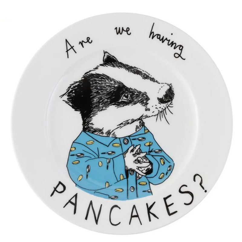 Are We Having Pancakes Pancakes Go Here Side Plate Baby or Family Gift