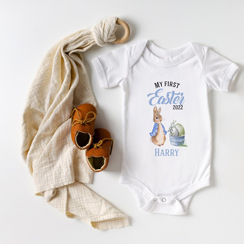 Personalised My First Easter Baby Bodysuit for boys or girls