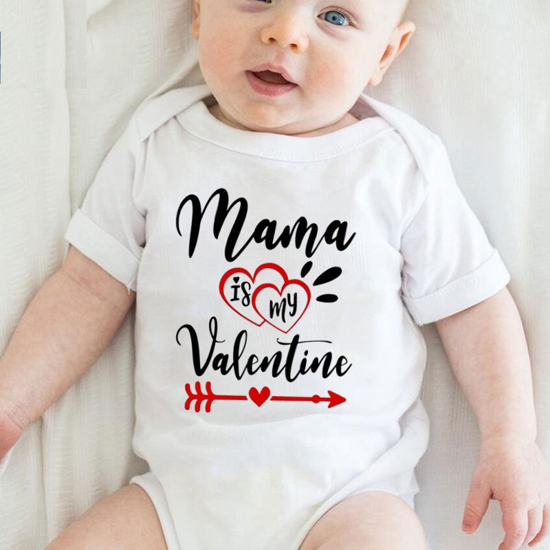 [Adult Tee]My Valentine Calls Me Mama Matching Shirt