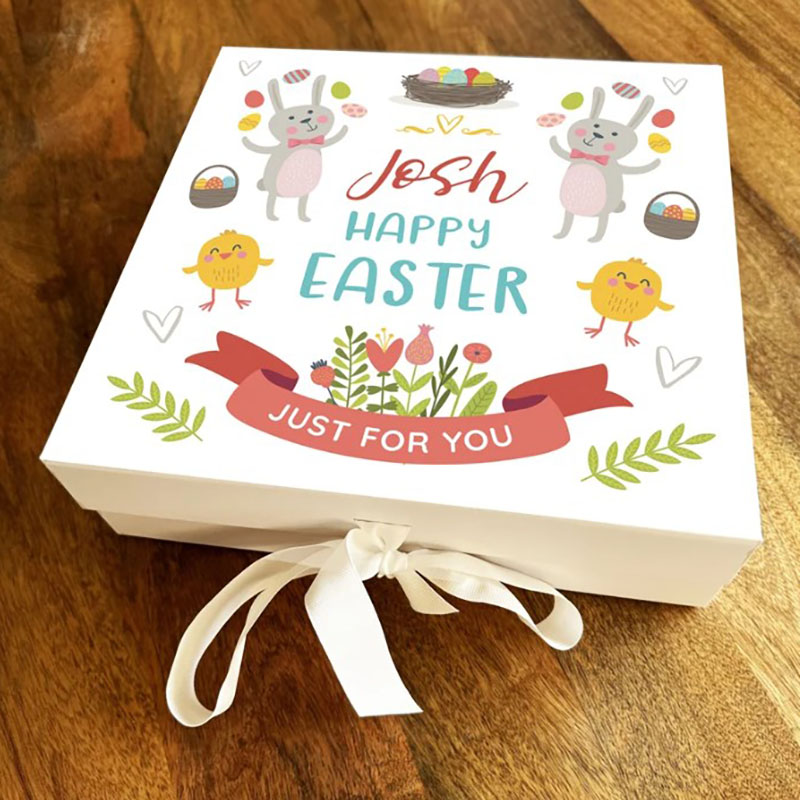 Happy Easter Bunny Egg Gift Box