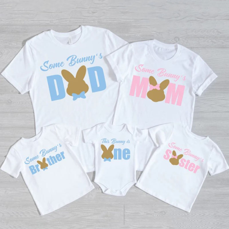 [Adult Tee]Some Bunny's Family T-Shirts
