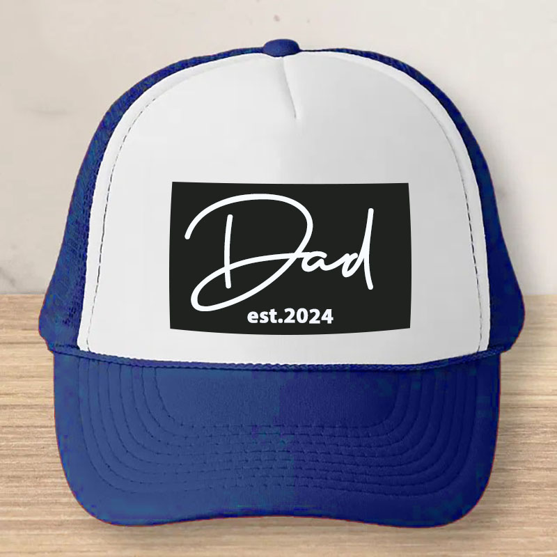 Personalized Daddy and Son Trucker Hat