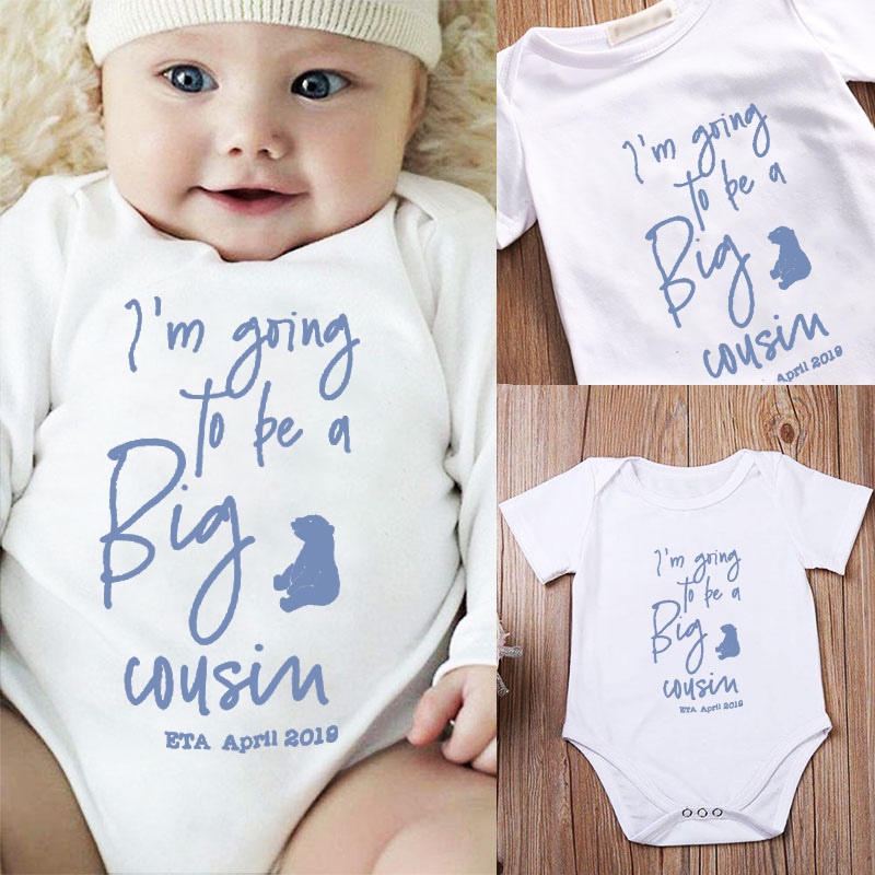 Big Cousin Pregnancy Announcement Babygrow Baby Newborn unisex Onesie