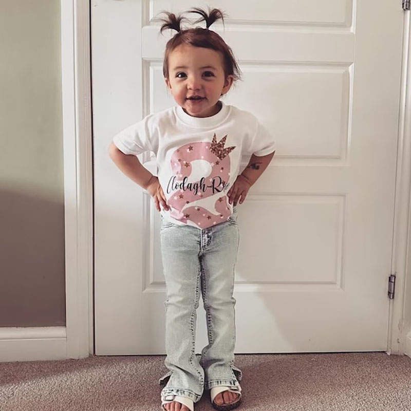 Personalised Crown Birthday T-shirts Custom Birthday Keepsake T-shirt