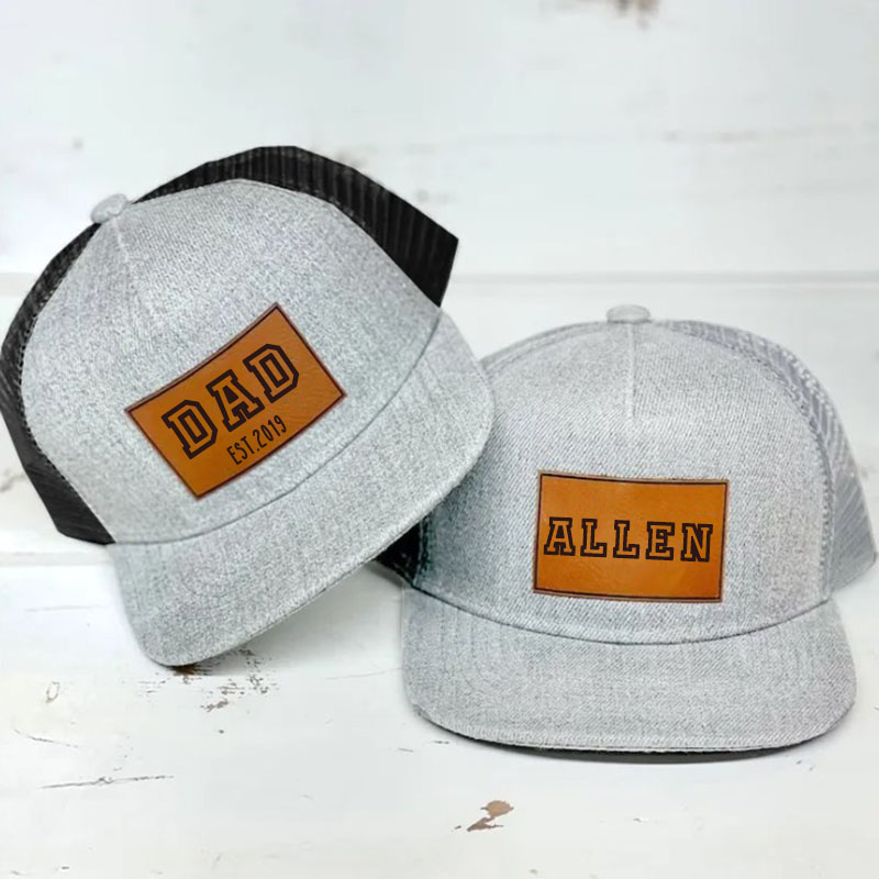 Engraved Name Baseball Cap Father'day Mesh hat