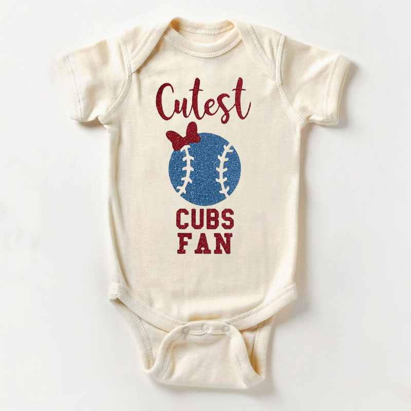 Cutest Cubs Fan Baseball Outfit For Baby Girl