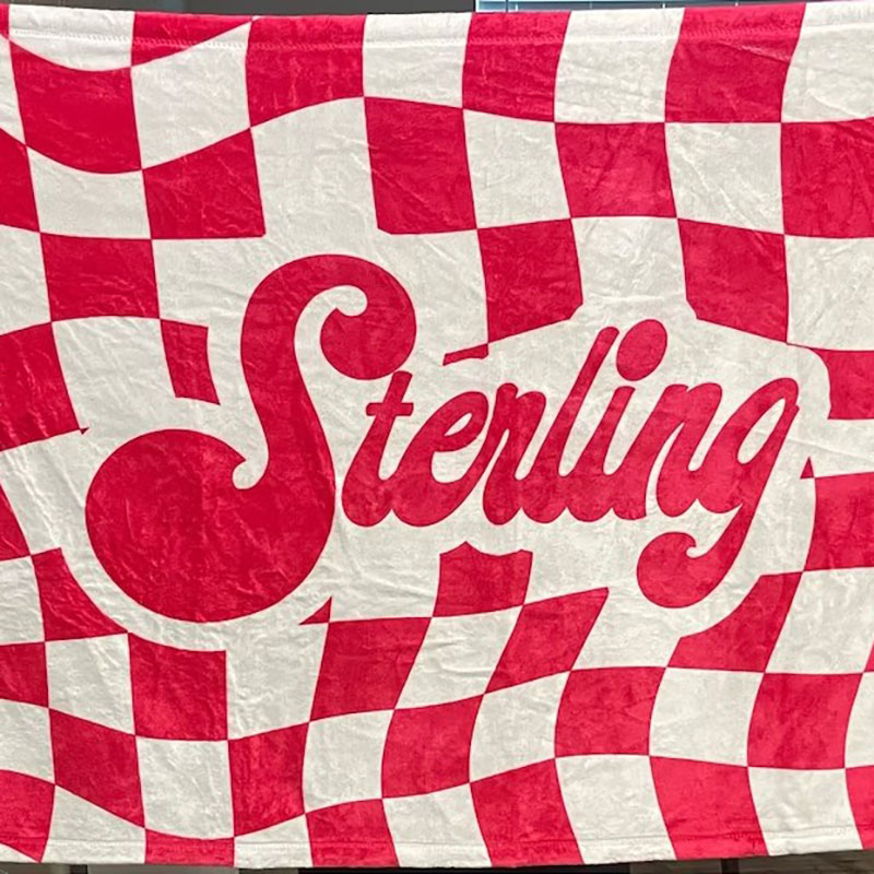 Personalized Vintage Rustic Style Blanket with Name Birthday Anniversary Gift