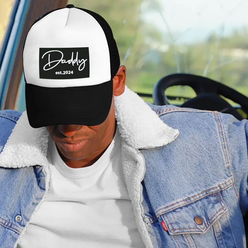Personalized Daddy and Son Trucker Hat