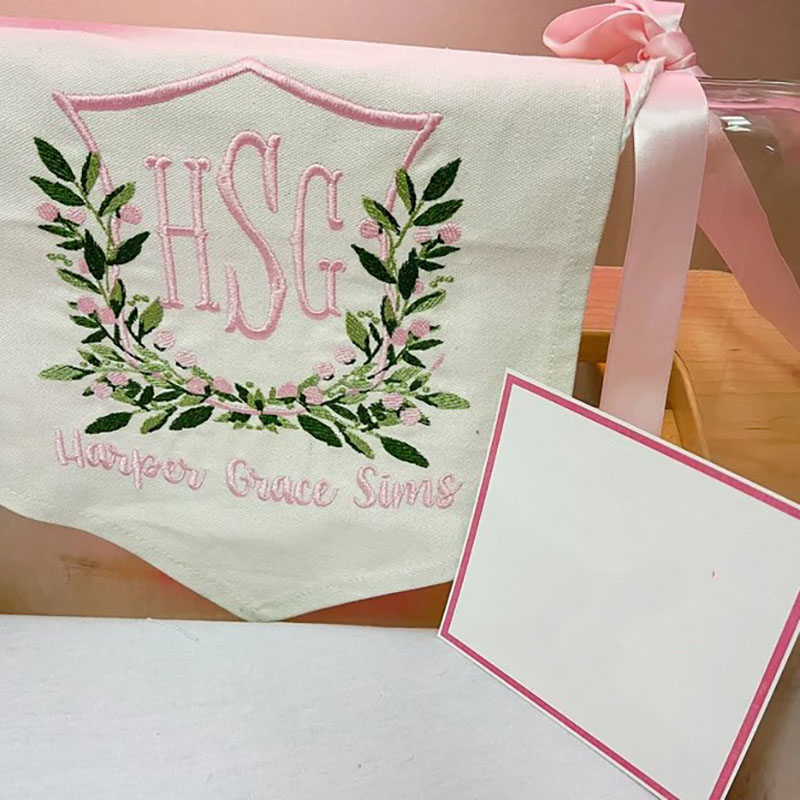 Welcome baby hospital banner with BOWS Baby Pennant