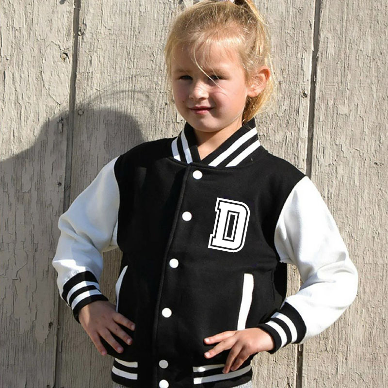 Personalized Varsity Jacket for Big Bro Lil Sis Custom Sports Jacket