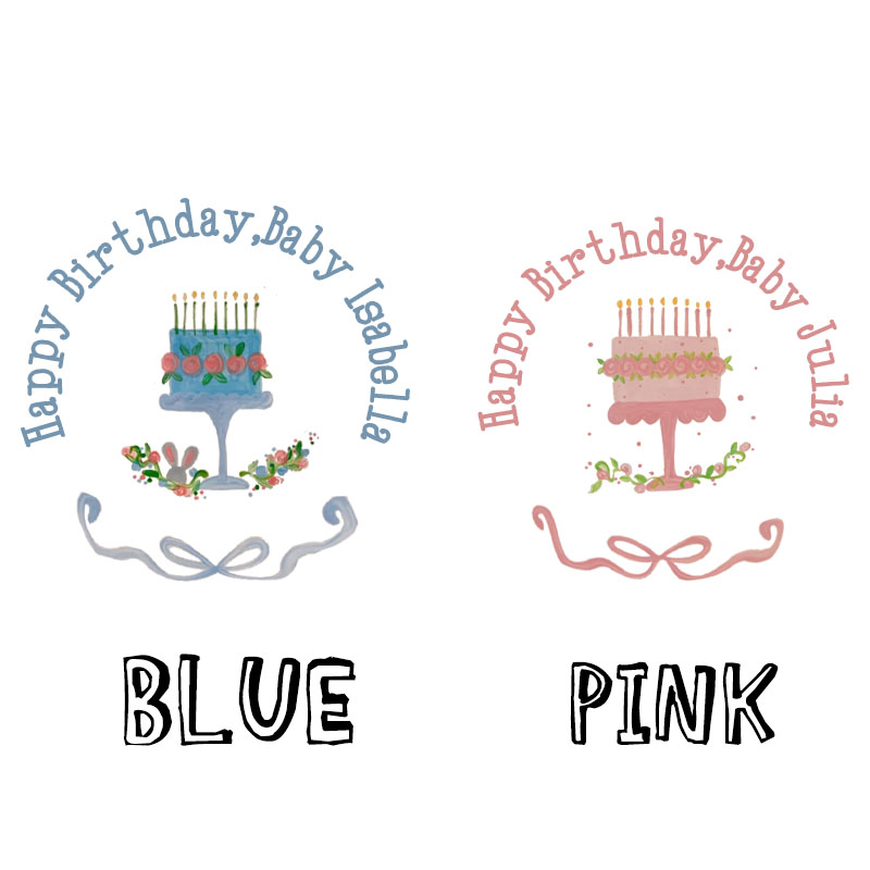 Personalized First Birthday Flowers Plate & Mug Birthday Gift 