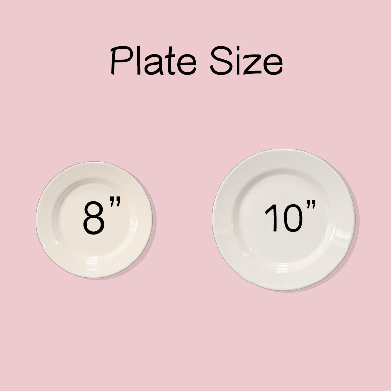 Personalized Plate & Mug Preppy Gingham Ribbon First Birthday Plate 