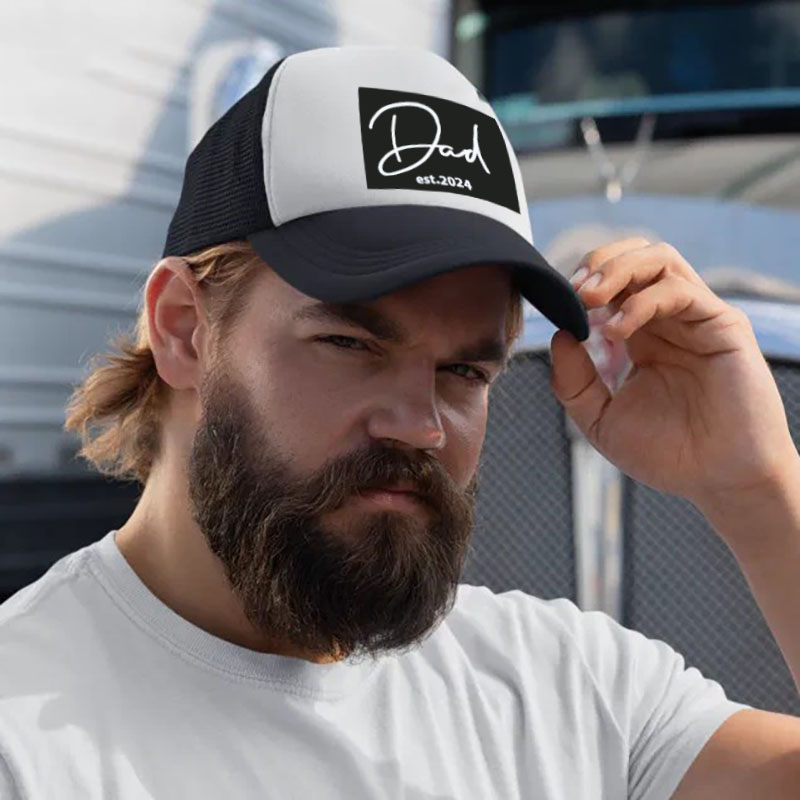Personalized Daddy and Son Trucker Hat