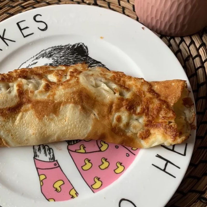 Are We Having Pancakes Pancakes Go Here Side Plate Baby or Family Gift