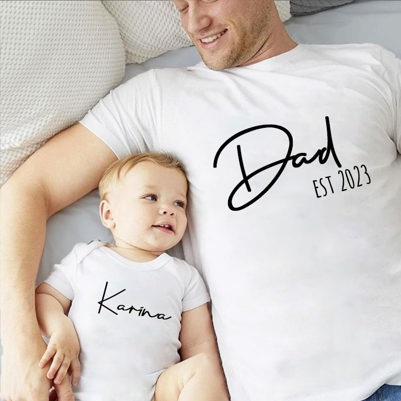[Adult Tee]Daddy and Me Father's Day T-SHIRT