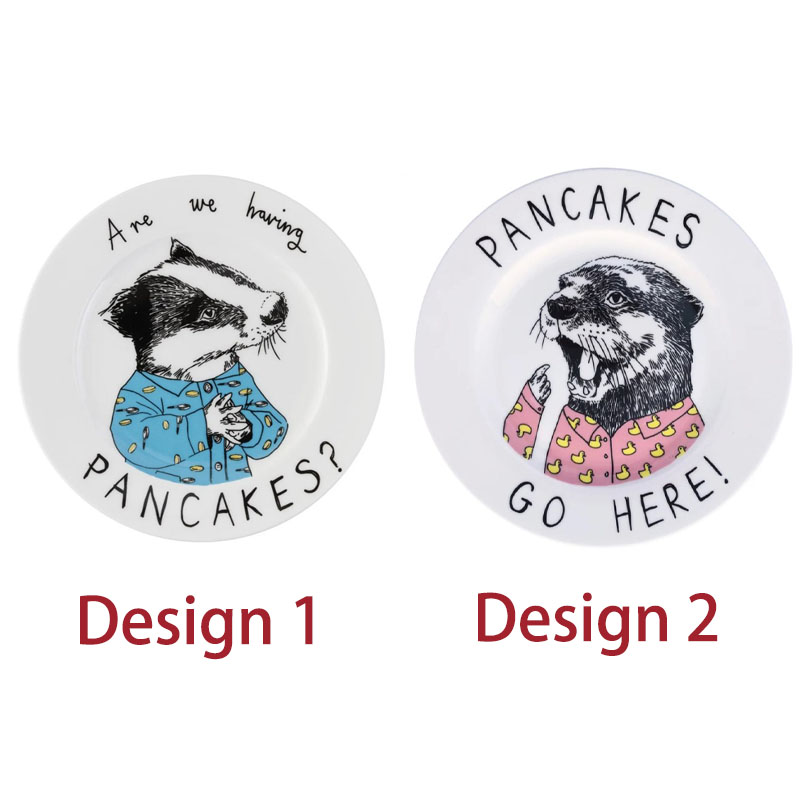 Are We Having Pancakes Pancakes Go Here Side Plate Baby or Family Gift