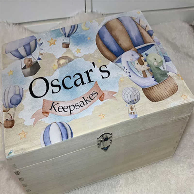 Personalised Animals Dinosaur Keepsake Box Perfect Xmas gift