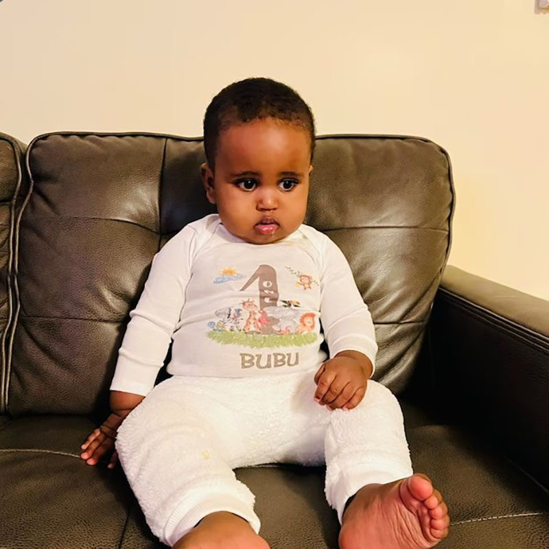 [Baby Bodysuit]Personalized One Year Birthday Shirt with Animals
