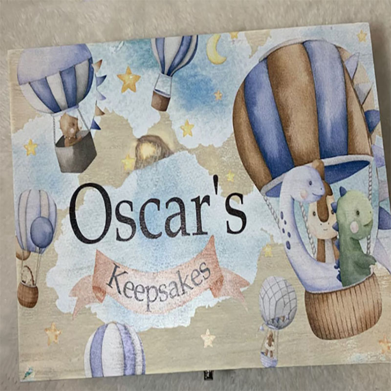 Personalised Animals Dinosaur Keepsake Box Perfect Xmas gift