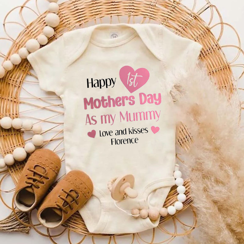 Our First Mother's Day Baby Outfit Kids T-shirt 