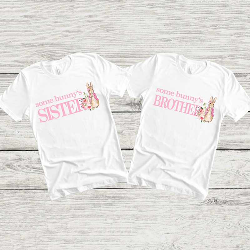 [Adult TeePeter Rabbit Family T-Shirts for his 1st Birthday