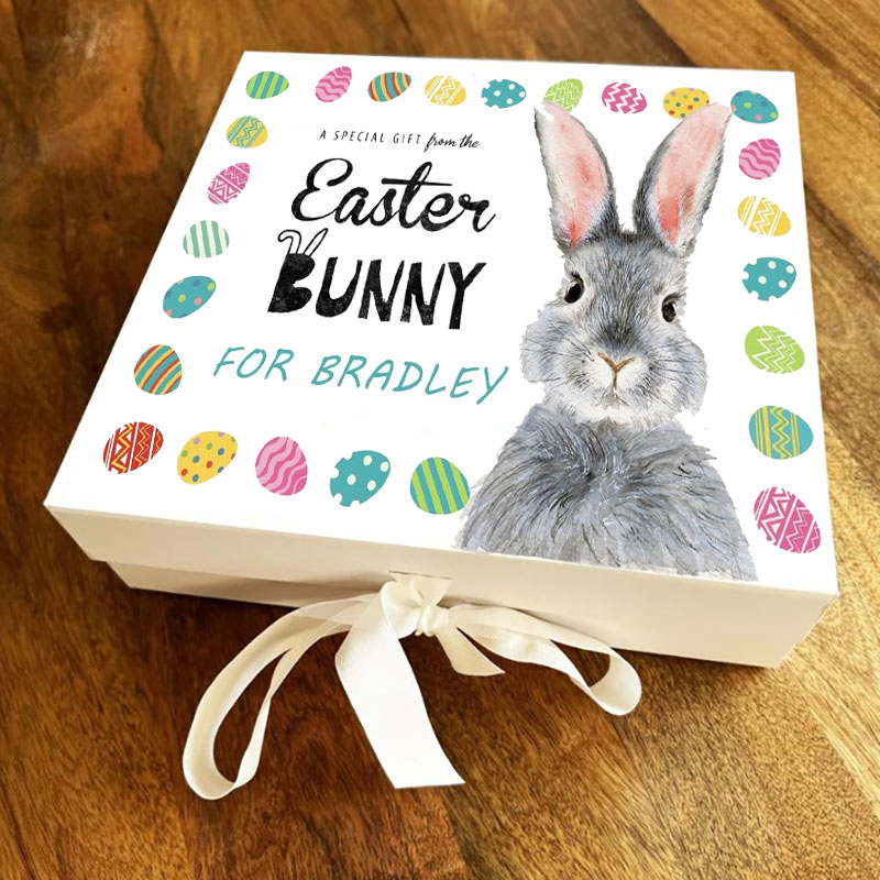 Personalised Special Gift Easter Bunny Gift Box